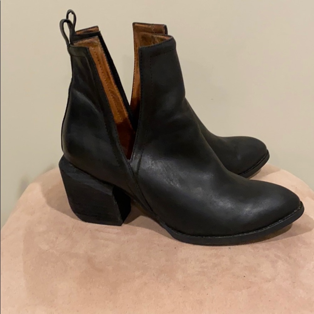 Jeffrey Campbell Orwell cutout ankle boots